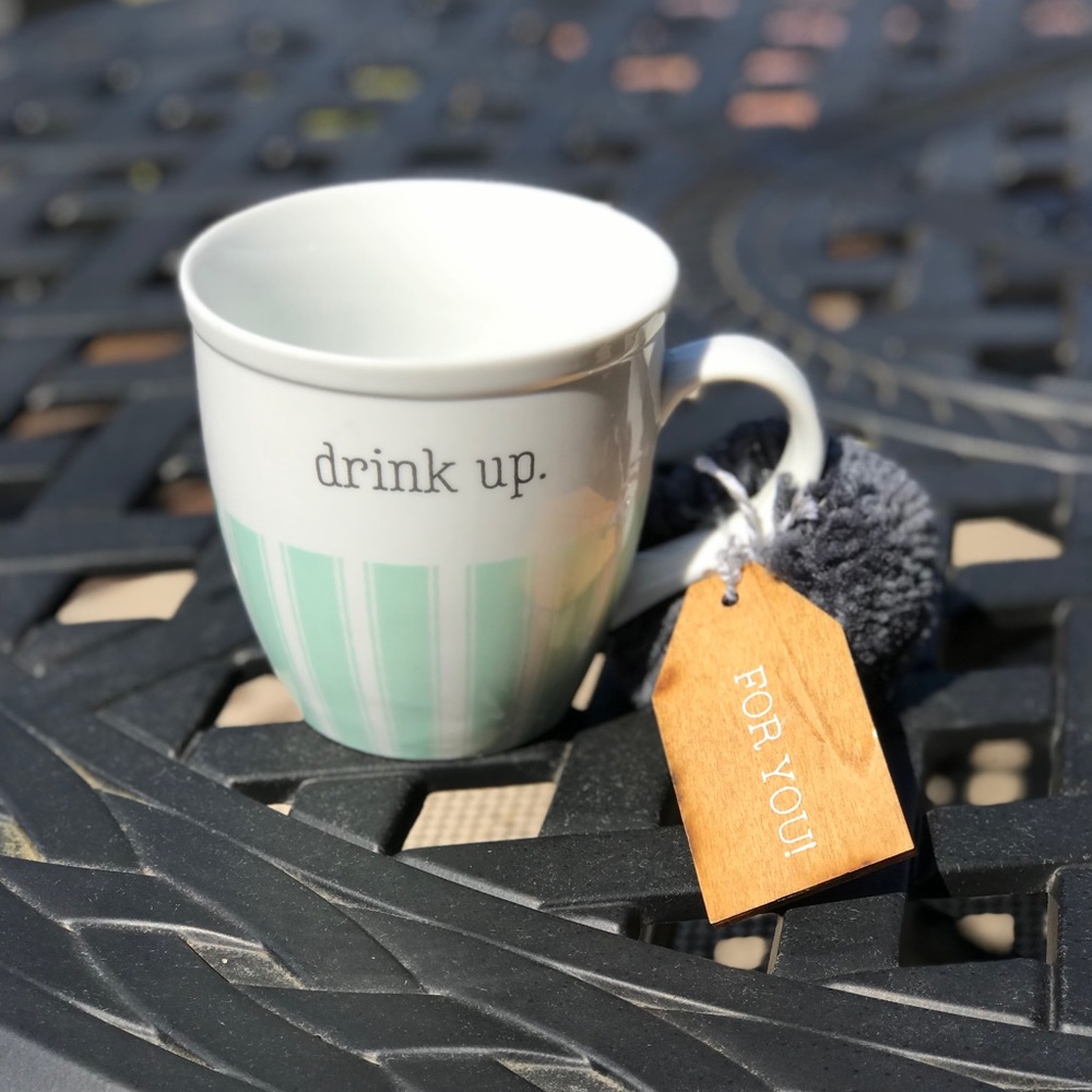 NWOT Collins Drink Up Coffee Mug